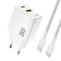 Dudao A27 MaxC 35W GaN Ladeset + USB-C Kabel Weiß - MIZO.at