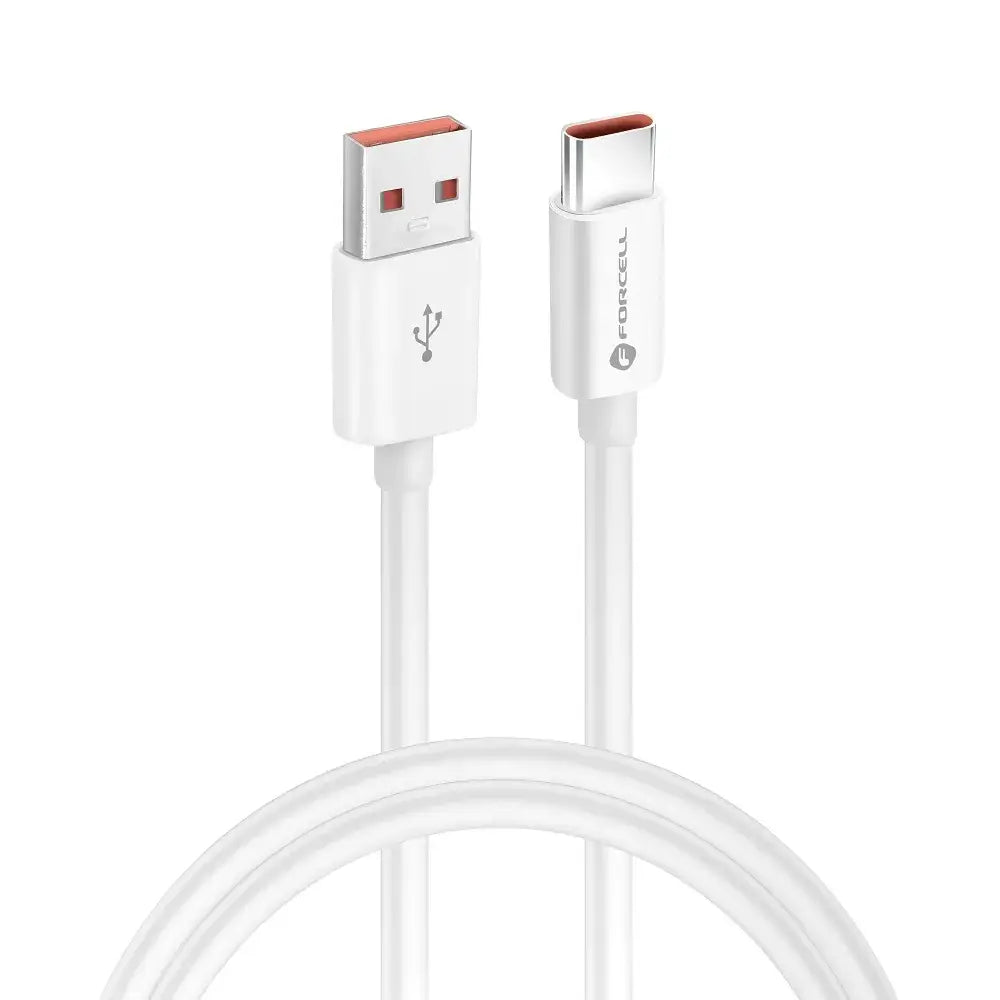 FORCELL F-ENERGY C336 USB-A to Type-C 60W Cable – White - MIZO.at