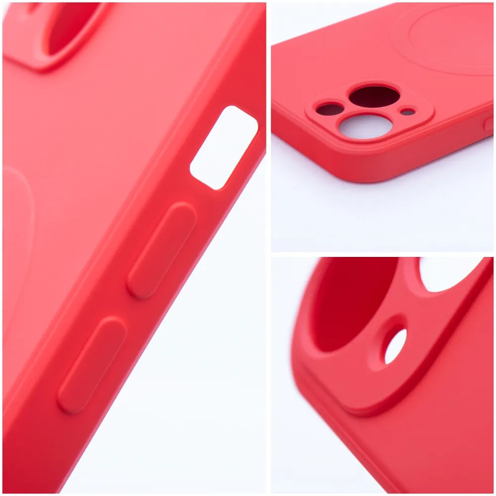 Silikon MagSafe Case iPhone 14 Rot Magnetisch - MIZO.at
