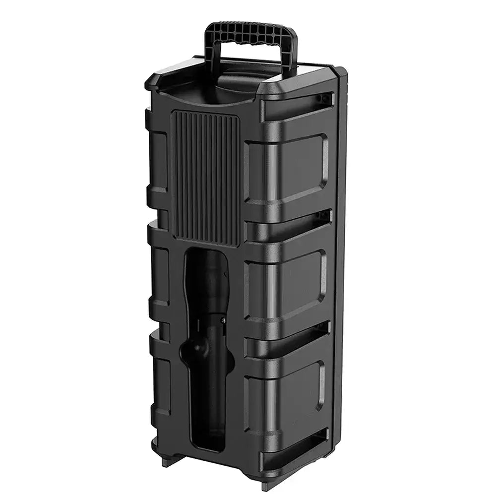 HOCO BS52 Wireless Bluetooth Speaker + Wired Microphone | Black - MIZO.at