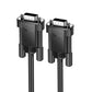 HOCO VGA Kabel Stecker zu Stecker 1m Schwarz | Full HD 1080p US11 - MIZO.at