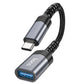 Hoco Type-C zu USB 3.0 OTG Adapter – Schwarz Schnell Datentransfer - MIZO.at