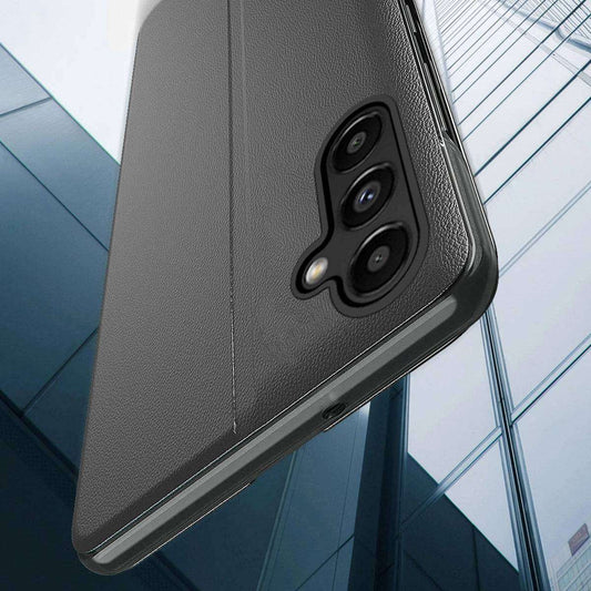 Samsung Galaxy S23 Eco Leder View Case – Schwarz, Schutz & Stil - MIZO.at