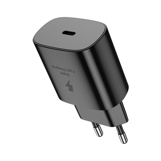 JELLICO EU25 25W PD Ladegerät Netzstecker USB-C Schwarz - MIZO.at