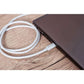 FORCELL F-ENERGY C336 USB-A auf Type-C Ladekabel 60W – 1m Weiß - MIZO.at