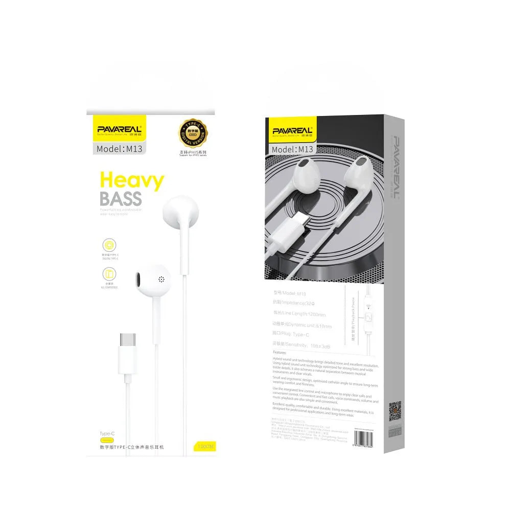 PAVAREAL PA-M11C Wired Earphones | Hi-Fi Sound with DAC - MIZO.at