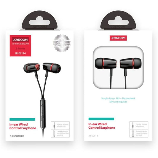 In-Ear Kopfhörer Schwarz – 3,5 mm Klinke mit Mikrofon & Fernbedienung - MIZO.at