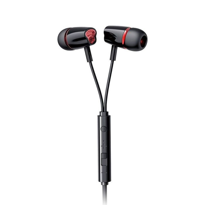 IN-Ear Headphones | 3.5mm Jack | Black with Remote & Microphone - MIZO.at