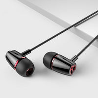IN-Ear Headphones | 3.5mm Jack | Black with Remote & Microphone - MIZO.at