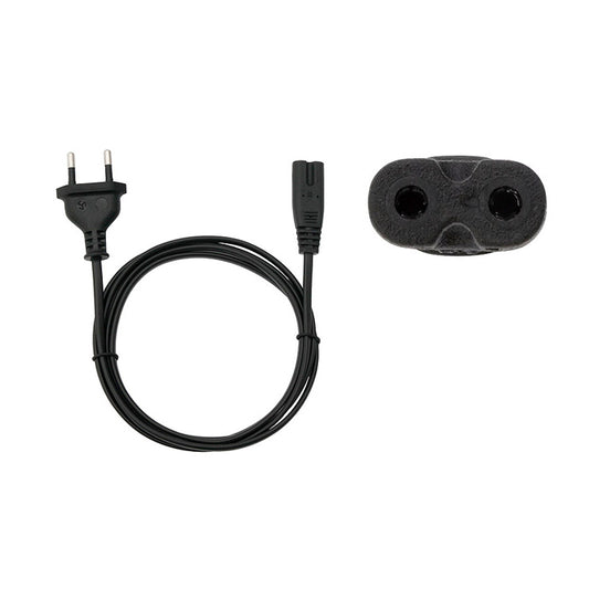Akyga AK-RD-02A Stromkabel 3m Schwarz | IEC C7 Euro-8-Kupplung - MIZO.at