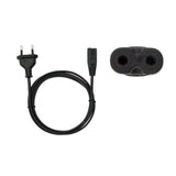 Akyga AK-RD-02A Stromkabel 3m Schwarz | IEC C7 Euro-8-Kupplung - MIZO.at