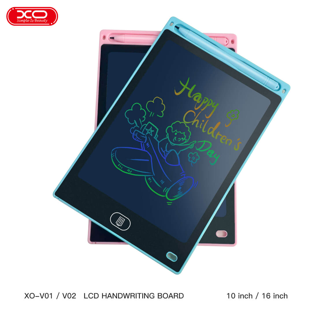 XO LCD Writing Tablet V02 16" | Pink Screen Lock Drawing Pad - MIZO.at
