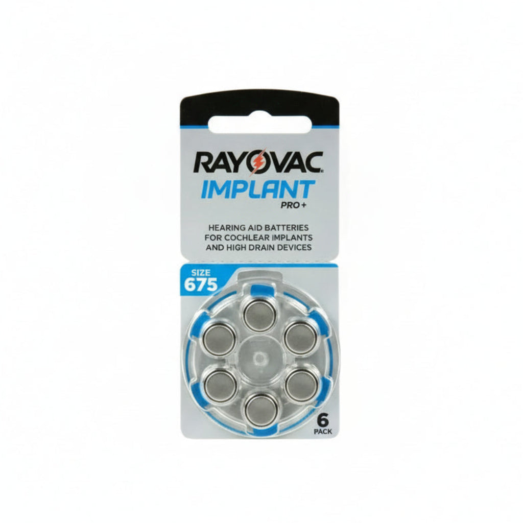 Rayovac Implant Pro+ 675 PR44 Batteries 6er Pack - MIZO.at