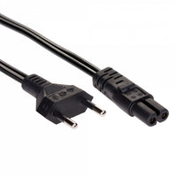 Akyga AK-RD-02A Power Cable | 3m IEC C7 Black - MIZO.at