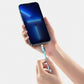 USB C auf Lightning Kabel 1,2 m 20W Schnellladen iPhone Baseus Crystal Shine - MIZO.at