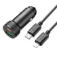 Hoco Auto-Ladegerät 20W – PD QC 18W Type-C USB-A Schwarz Dual Port - MIZO.at
