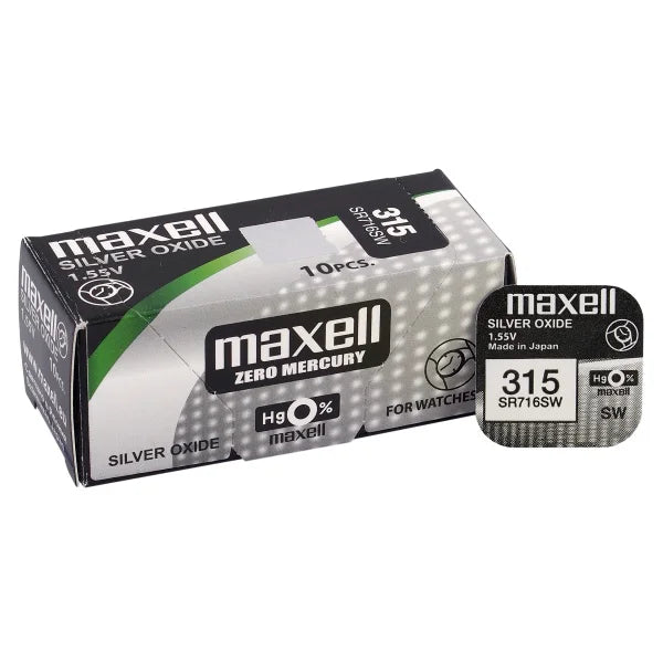 Maxell 315 SR716SW Silber Knopfzelle 1,55 V - MIZO.at