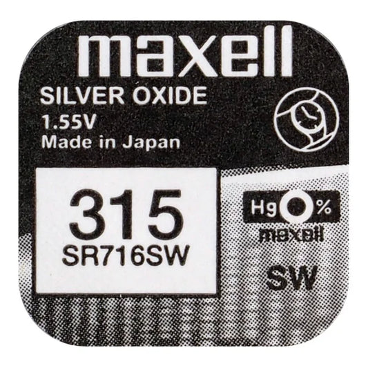 Maxell 315 SR716SW Silber Knopfzelle 1,55 V - MIZO.at