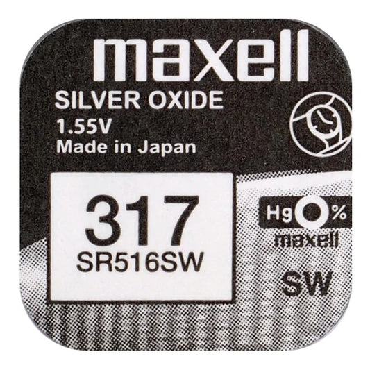 Maxell 317 SR516SW Silber Knopfzelle 1,55 V - MIZO.at