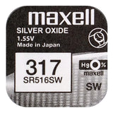 Maxell 317 SR516SW Silber Knopfzelle 1,55 V - MIZO.at