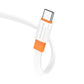 Borofone BX89 Union Cable | USB-C 3A, 1 m Weiß/Orange - MIZO.at