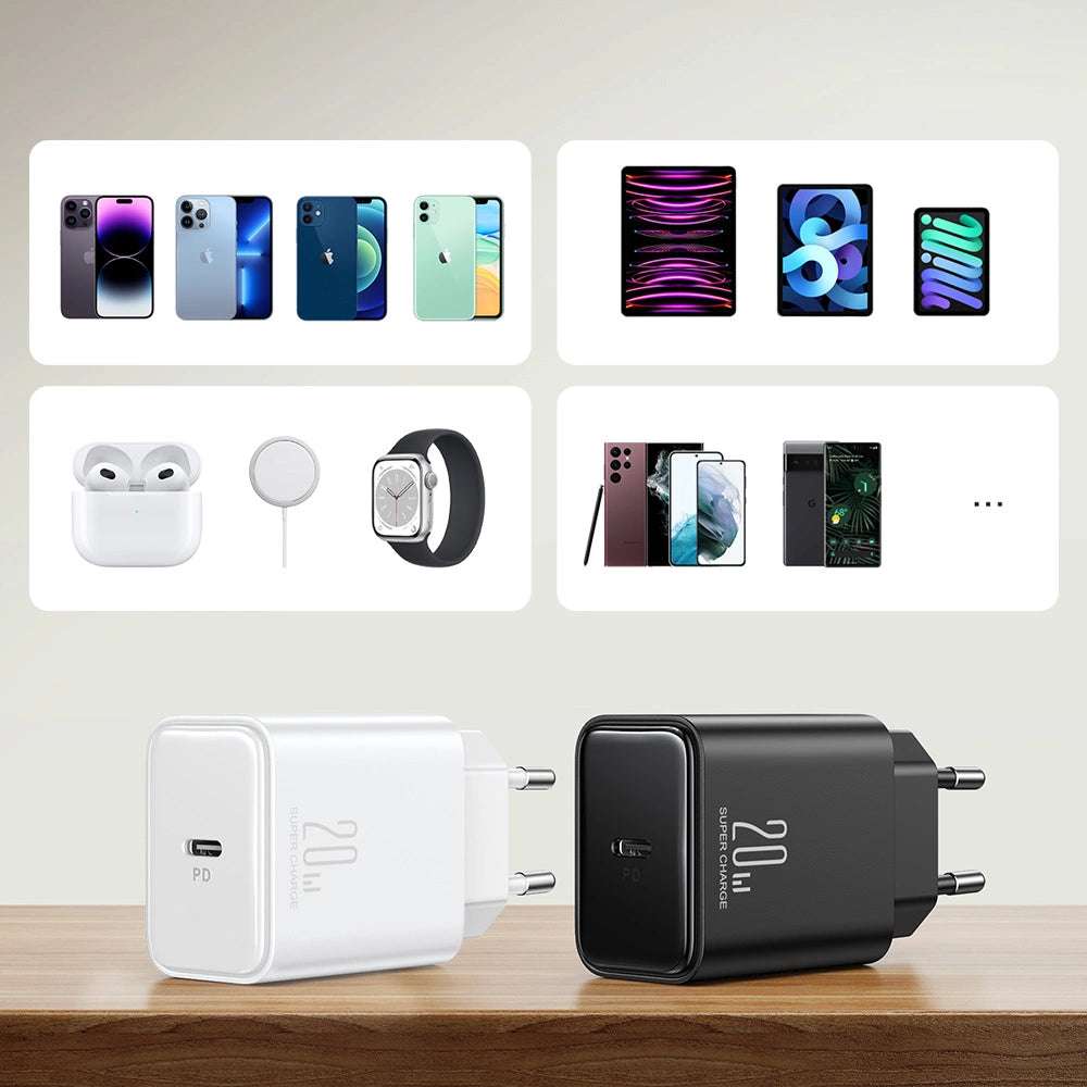 Travel Charger PD 20W with Type-C to Lightning Cable | Fast Charging - MIZO.at