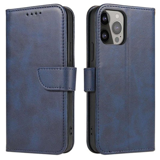 Galaxy S23 Magnet Wallet Case – Flipcover Blau, Kartenfach & Stand - MIZO.at
