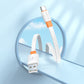 Borofone BX89 Union Cable | USB-C 3A, 1 m Weiß/Orange - MIZO.at