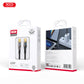 XO NB-Q223B USB-C zu USB-C Kabel 60W – 1m Schwarz, Transparent - MIZO.at