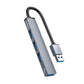 Orico AH-A13 USB-A Hub 4-Port | 1x USB 3.0, 3x USB 2.0, Grau - MIZO.at