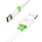 Borofone BX89 Union Cable | USB-C 3A, 1 m Weiß/Grün - MIZO.at