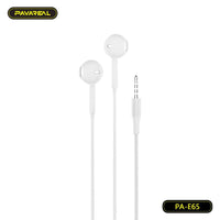 Pavareal PA-E65 Wired Earphones with Microphone | White - MIZO.at