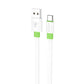 Borofone BX89 Union Cable | USB-C 3A, 1 m Weiß/Grün - MIZO.at