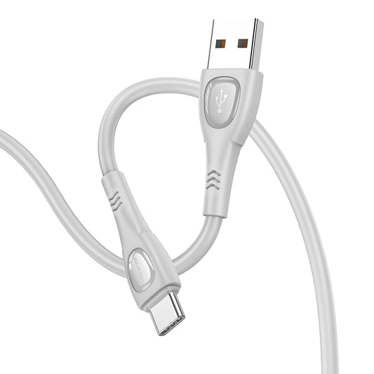 Borofone BX98 Superior Cable | USB-C 3A, 1 m Grau - MIZO.at