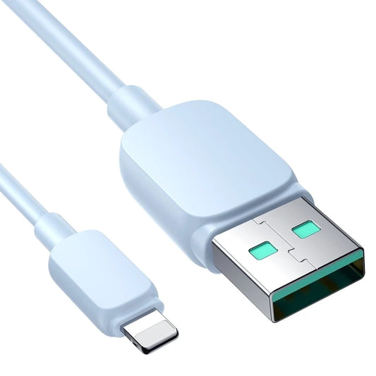 Lightning USB Cable 2.4A | Fast Charging & Data Transfer (1.2m, Blue) - MIZO.at
