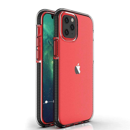 iPhone 13 Pro Max Spring Case Schwarz – Ultra-Dünn TPU Gel Cover - MIZO.at