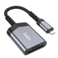 Hoco UA25 Kartenleser SD TF Lightning iPhone Grau - MIZO.at