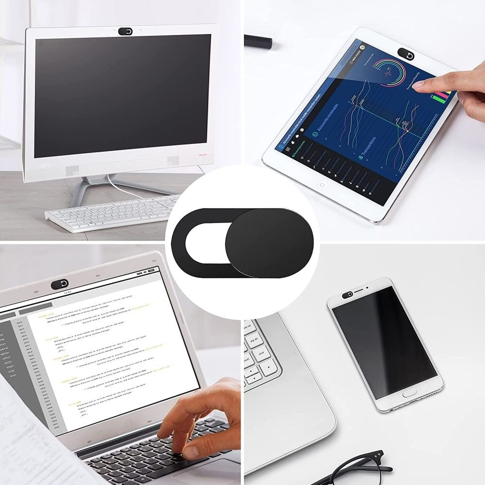 Laptop & Tablet Camera Cover | White Privacy Shield 3-Pack - MIZO.at