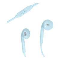 Pavareal PA-E65 Wired Earphones with Microphone | Blue Color - MIZO.at