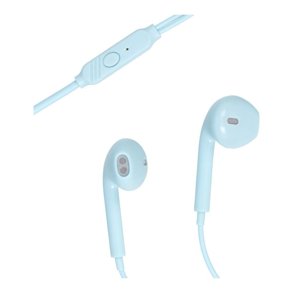 Pavareal PA-E65 Wired Earphones with Microphone | Blue Color - MIZO.at