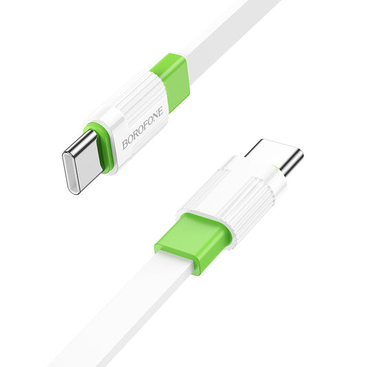 Borofone BX89 Union USB-C auf USB-C | PD 60W, 1 m Weiß/Grün - MIZO.at