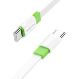 Borofone BX89 Union USB-C auf USB-C | PD 60W, 1 m Weiß/Grün - MIZO.at