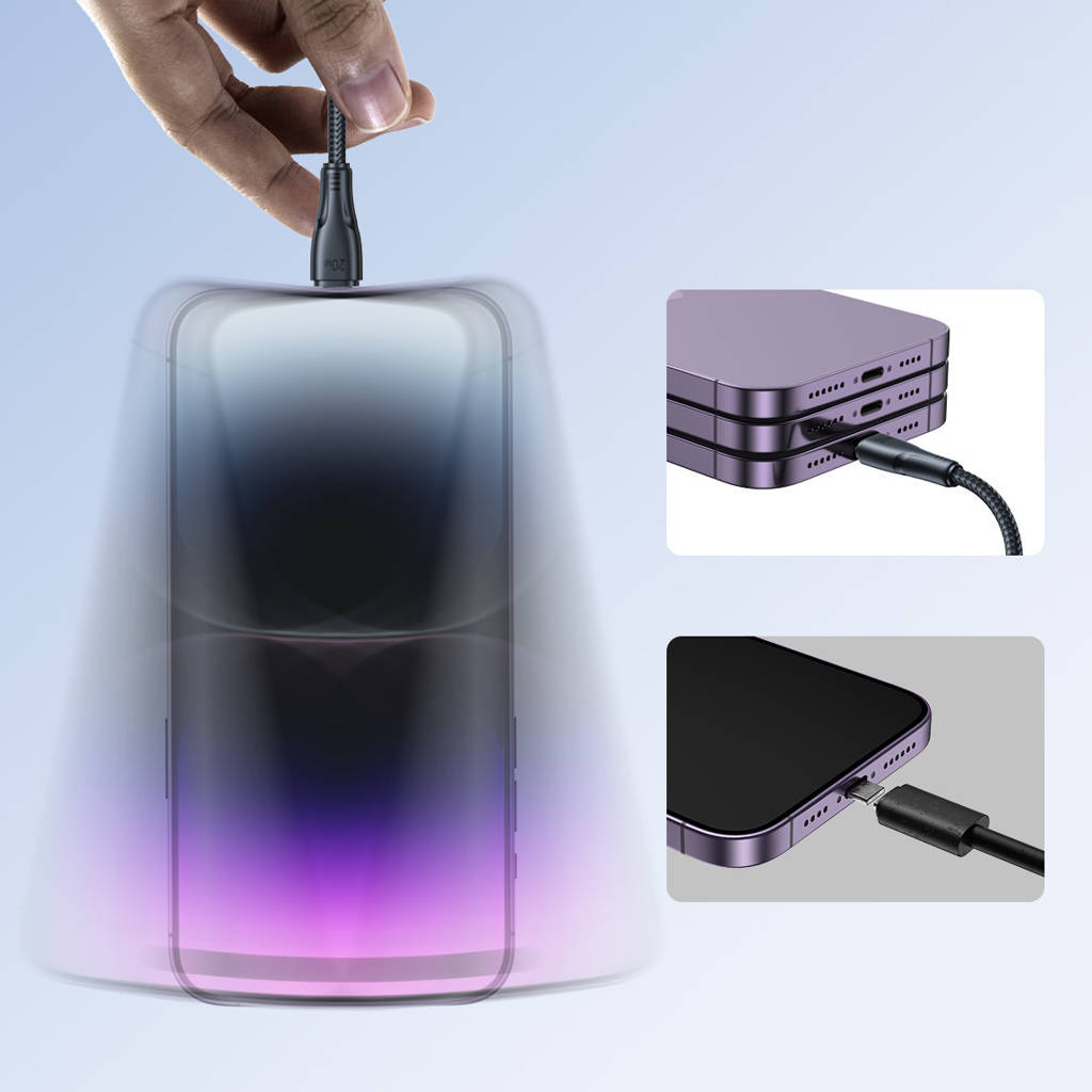 USB-C to Lightning Cable 20W | Fast Charging & Data Transfer (1.2m) - MIZO.at