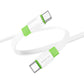 Borofone BX89 Union USB-C auf USB-C | PD 60W, 1 m Weiß/Grün - MIZO.at