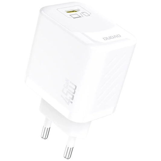 Dudao A28 GaN 45W USB-C Wandladegerät Weiß PD/QC 3.0 - MIZO.at