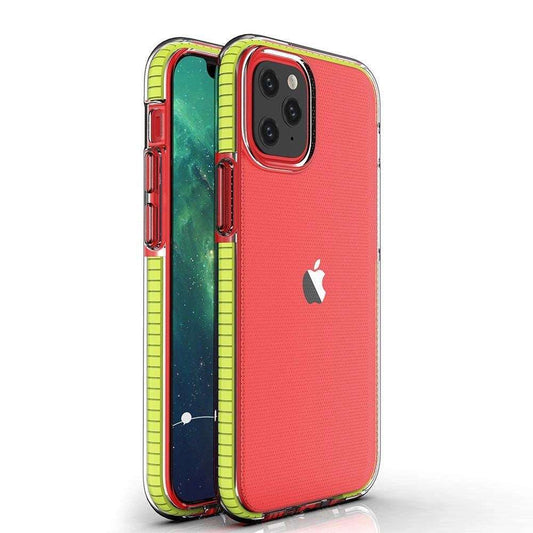 iPhone 13 Pro Max Spring Case Gelb – Ultra-Dünn TPU Gel Cover - MIZO.at