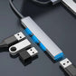 Orico AH-A13 USB-A Hub 4-Port | 1x USB 3.0, 3x USB 2.0, Grau - MIZO.at