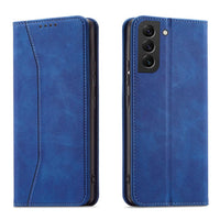 Samsung Galaxy S23 Magnet Fancy Case | Blue Flip Wallet Cover - MIZO.at