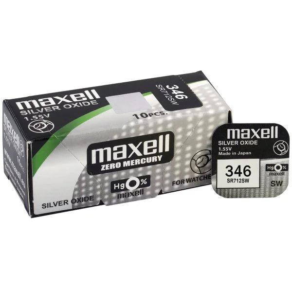 Maxell 346 SR712SW Silber Knopfzelle 1,55 V - MIZO.at