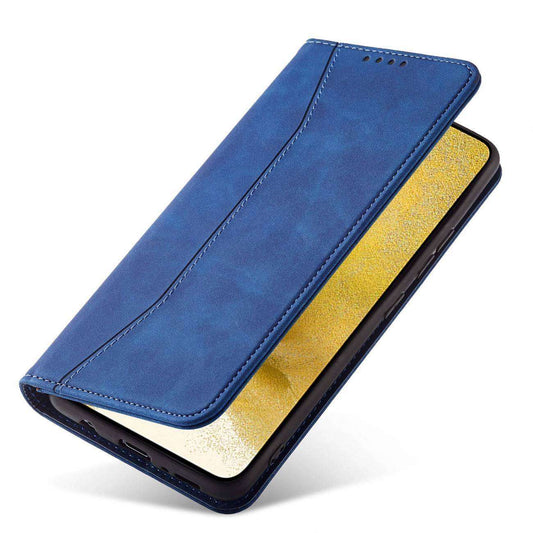 Samsung Galaxy S23 Magnet Fancy Case | Blue Flip Wallet Cover - MIZO.at